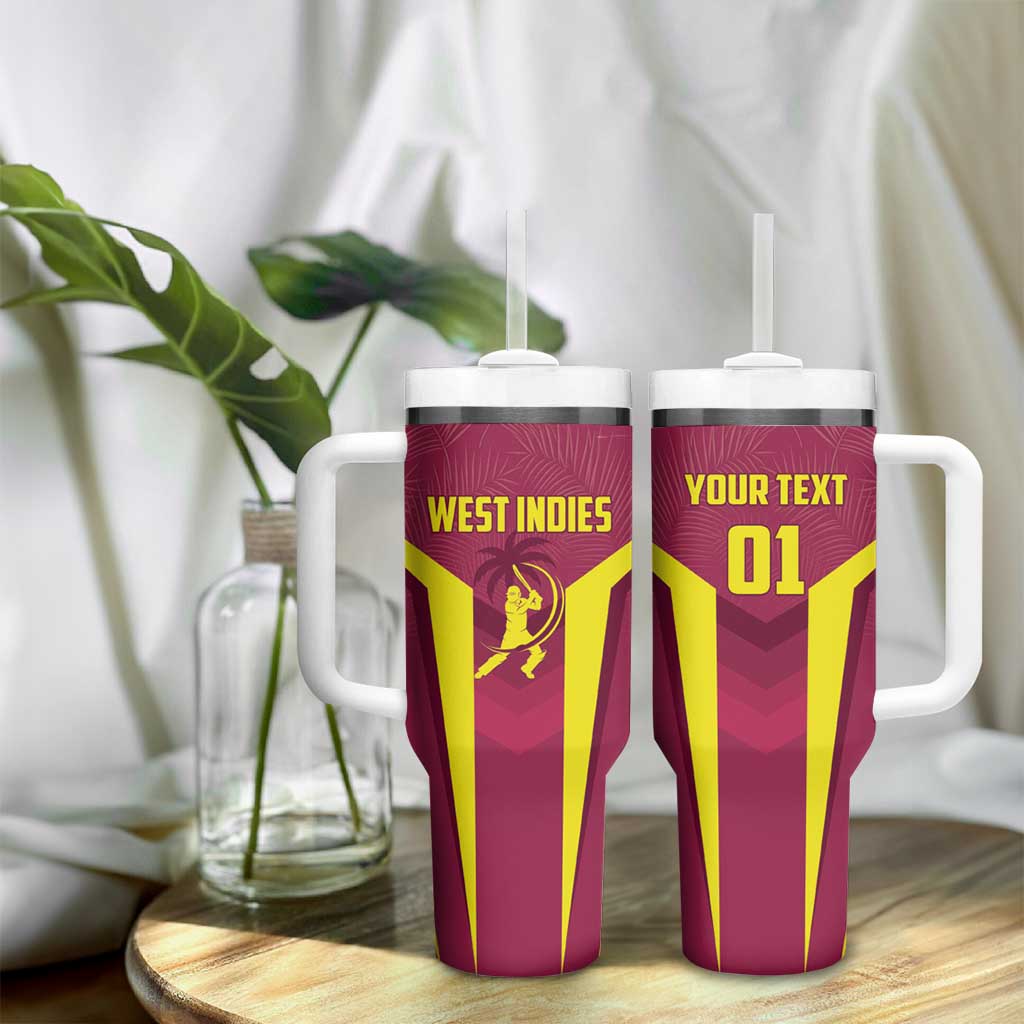 Custom West Indies Cricket Tumbler With Handle Windies Great To Be Back - Wonder Print Shop