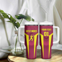 Custom West Indies Cricket Tumbler With Handle Windies Great To Be Back - Wonder Print Shop