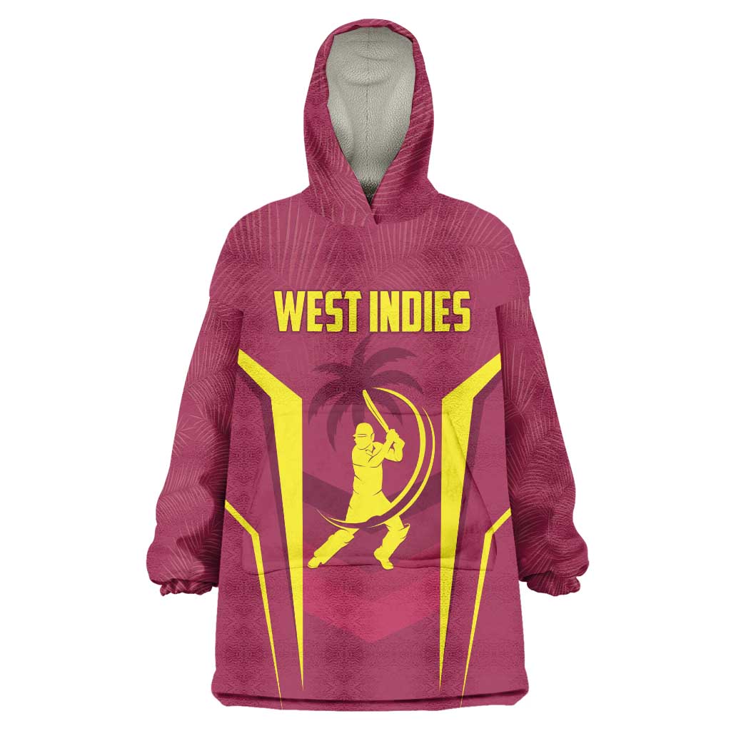 Custom West Indies Cricket Wearable Blanket Hoodie Windies Great To Be Back - Wonder Print Shop