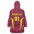 Custom West Indies Cricket Wearable Blanket Hoodie Windies Great To Be Back - Wonder Print Shop