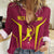 Custom West Indies Cricket Women Casual Shirt Windies Great To Be Back - Wonder Print Shop