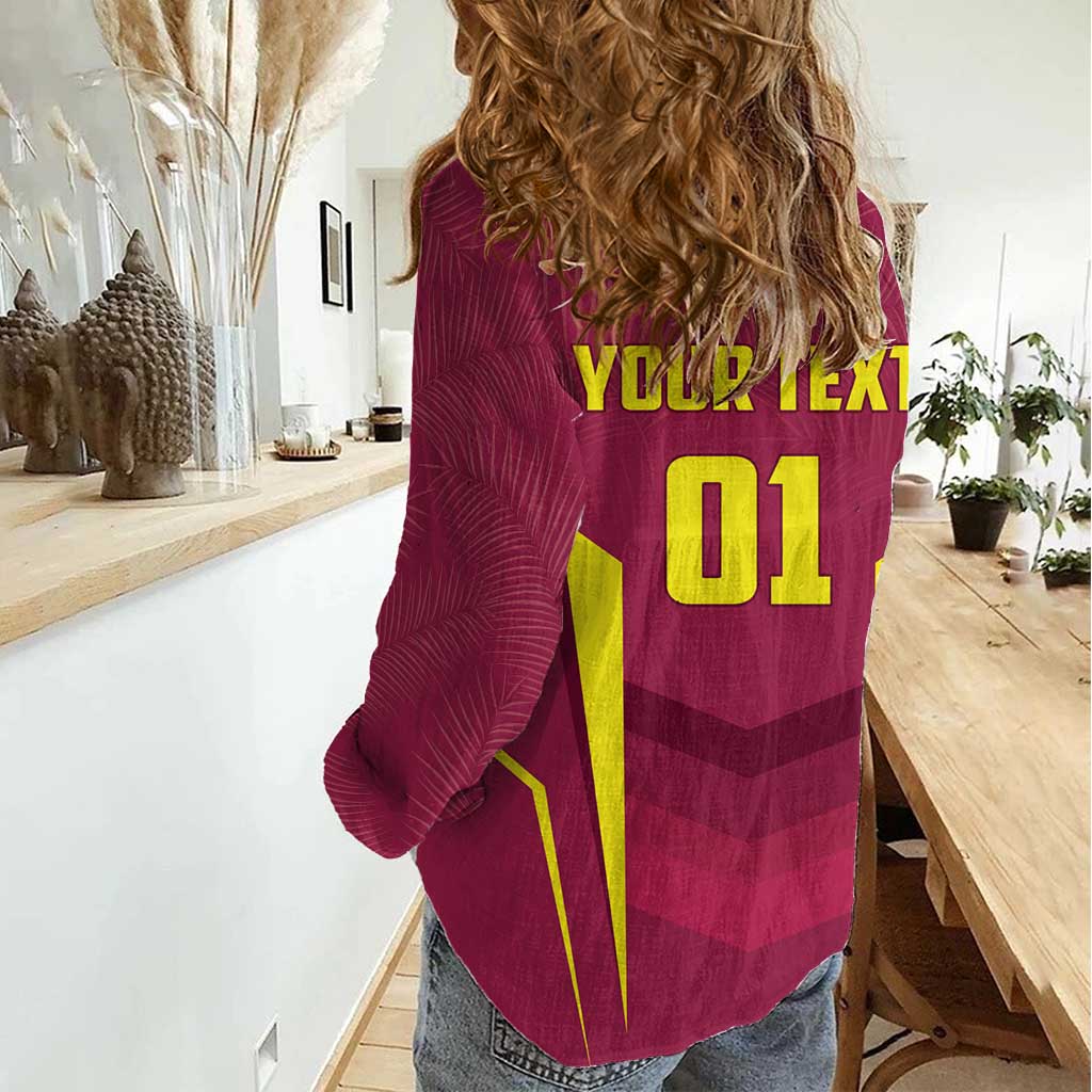 Custom West Indies Cricket Women Casual Shirt Windies Great To Be Back - Wonder Print Shop
