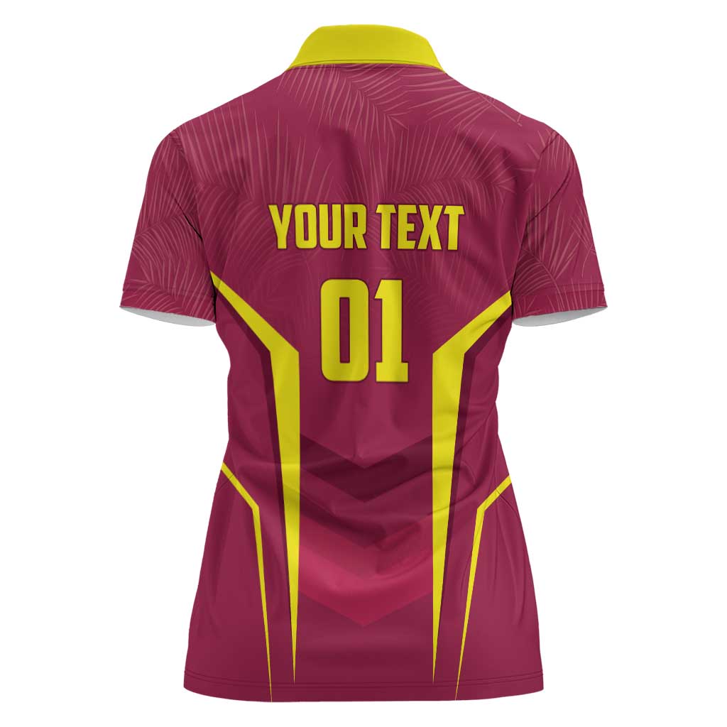 Custom West Indies Cricket Women Polo Shirt Windies Great To Be Back - Wonder Print Shop