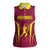 Custom West Indies Cricket Women Sleeveless Polo Shirt Windies Great To Be Back - Wonder Print Shop