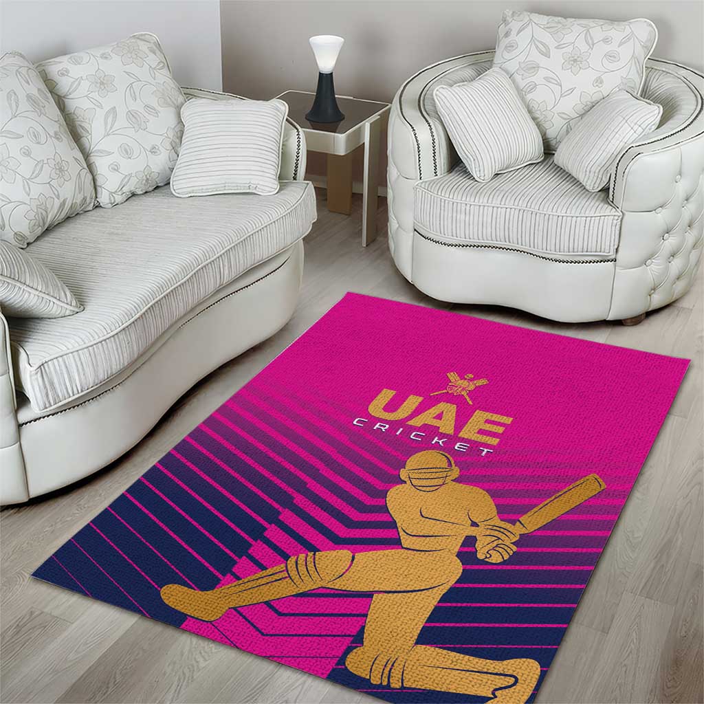United Arab Emirates Cricket Area Rug Go Boys Team UAE - Wonder Print Shop
