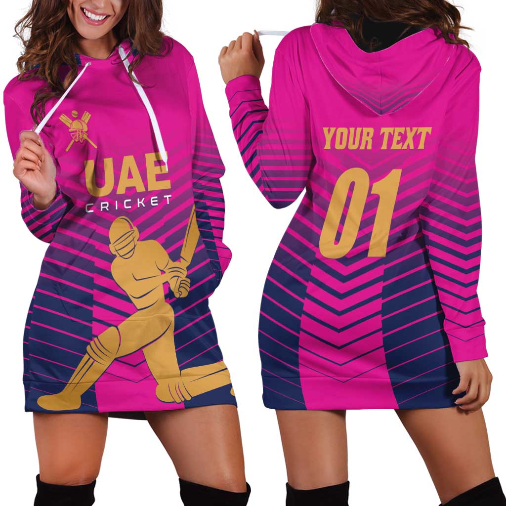 Custom United Arab Emirates Cricket Hoodie Dress Go Boys Team UAE - Wonder Print Shop