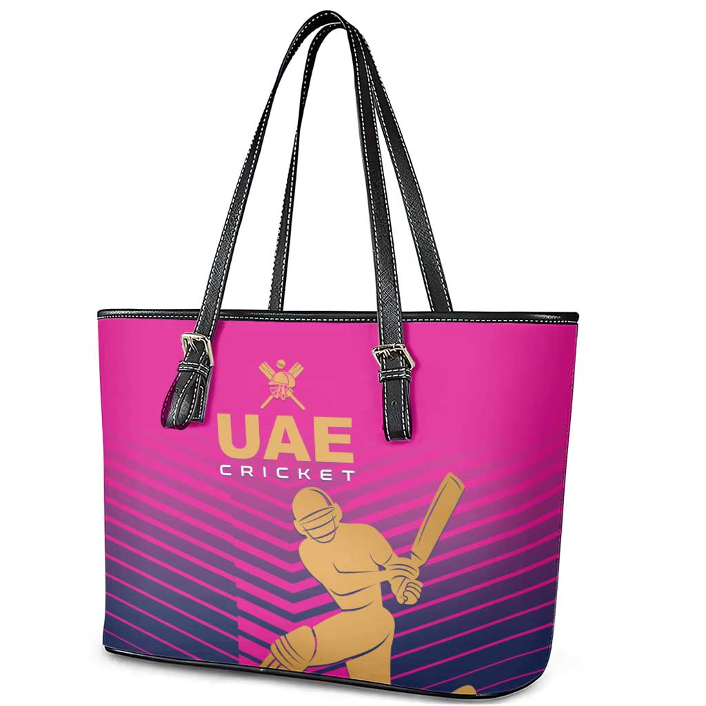 United Arab Emirates Cricket Leather Tote Bag Go Boys Team UAE - Wonder Print Shop