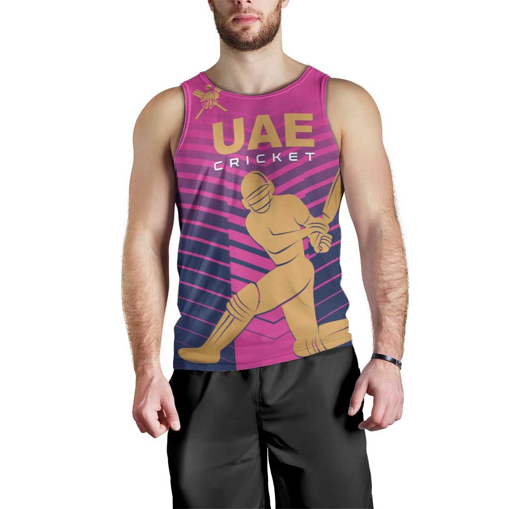 Custom United Arab Emirates Cricket Men Tank Top Go Boys Team UAE - Wonder Print Shop