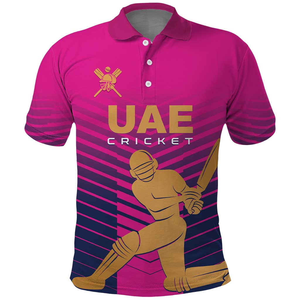Custom United Arab Emirates Cricket Polo Shirt Go Boys Team UAE - Wonder Print Shop
