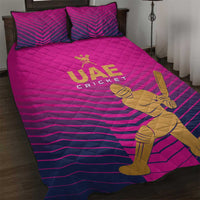 United Arab Emirates Cricket Quilt Bed Set Go Boys Team UAE - Wonder Print Shop