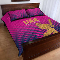 United Arab Emirates Cricket Quilt Bed Set Go Boys Team UAE - Wonder Print Shop