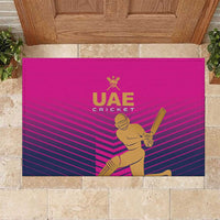 United Arab Emirates Cricket Rubber Doormat Go Boys Team UAE - Wonder Print Shop