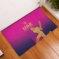 United Arab Emirates Cricket Rubber Doormat Go Boys Team UAE - Wonder Print Shop