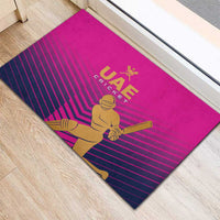 United Arab Emirates Cricket Rubber Doormat Go Boys Team UAE - Wonder Print Shop