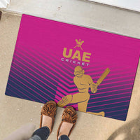 United Arab Emirates Cricket Rubber Doormat Go Boys Team UAE - Wonder Print Shop