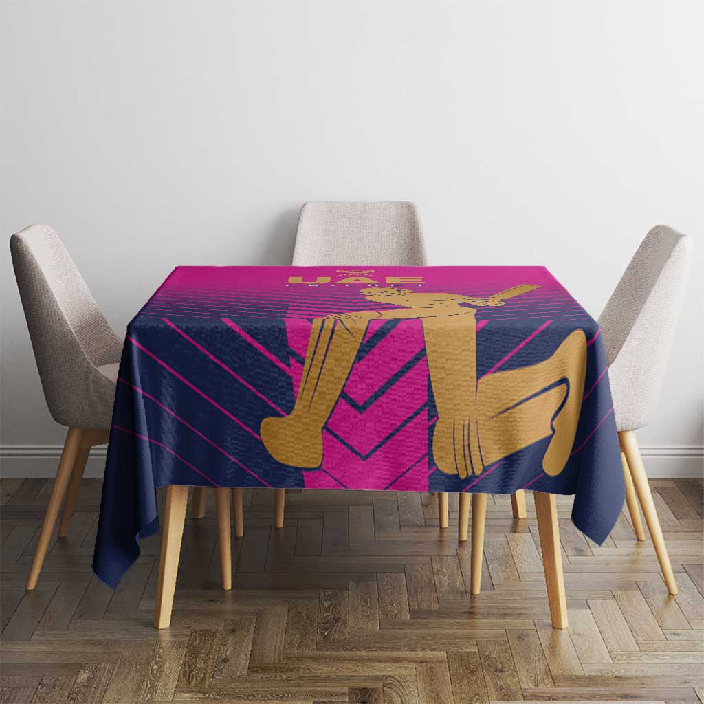 United Arab Emirates Cricket Tablecloth Go Boys Team UAE - Wonder Print Shop