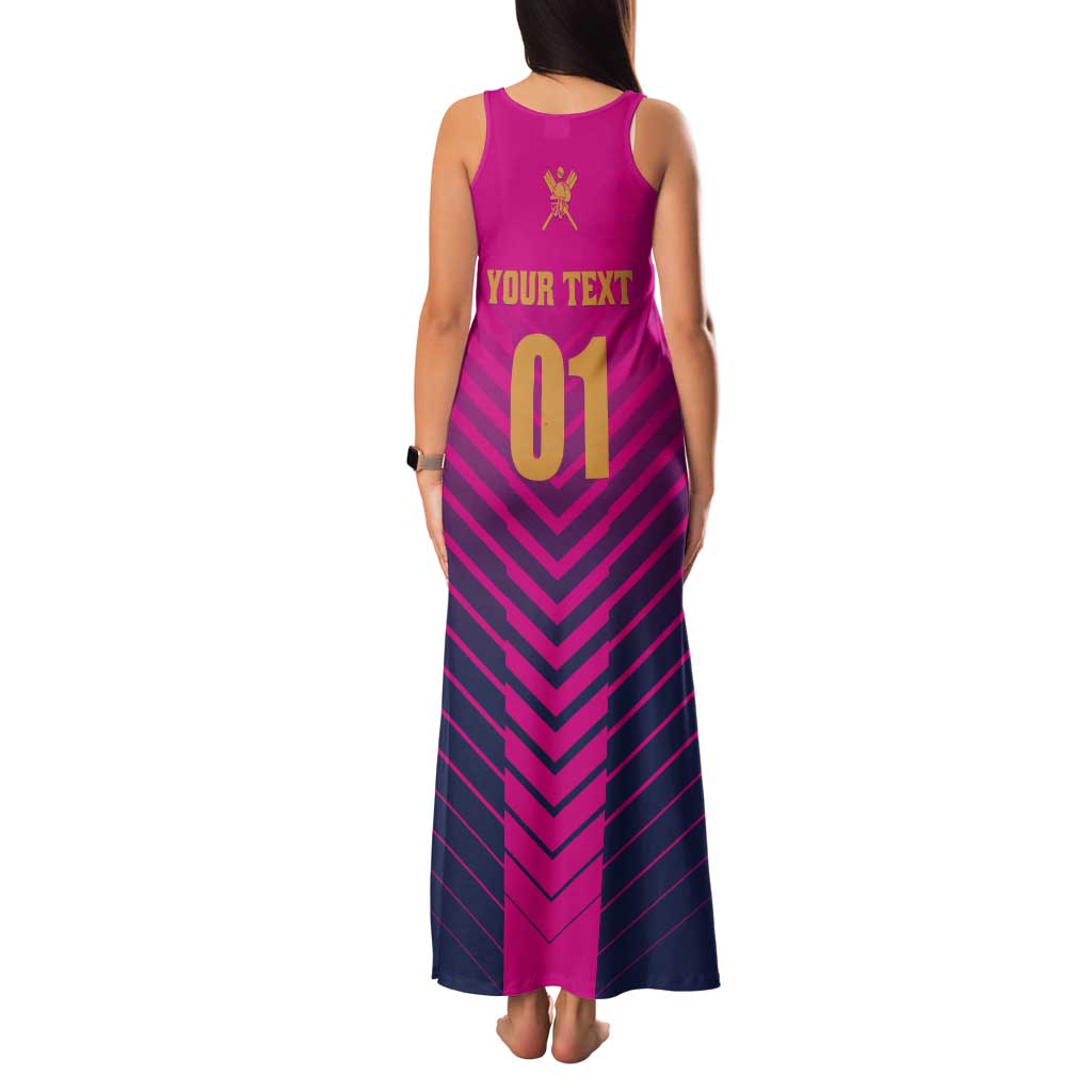 Custom United Arab Emirates Cricket Tank Maxi Dress Go Boys Team UAE - Wonder Print Shop