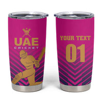 Custom United Arab Emirates Cricket Tumbler Cup Go Boys Team UAE - Wonder Print Shop