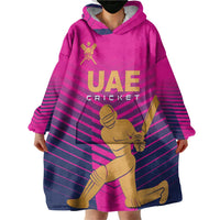 Custom United Arab Emirates Cricket Wearable Blanket Hoodie Go Boys Team UAE - Wonder Print Shop