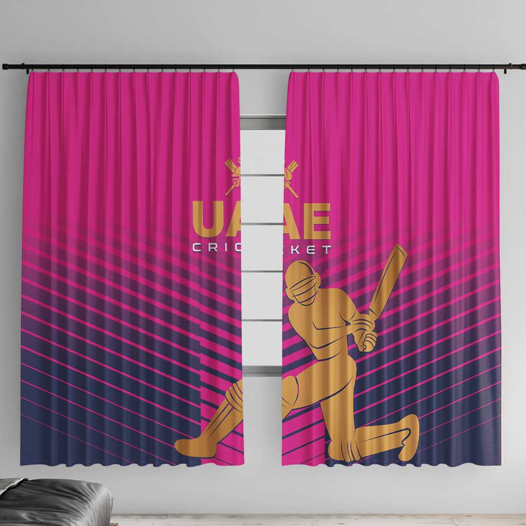 United Arab Emirates Cricket Window Curtain Go Boys Team UAE - Wonder Print Shop