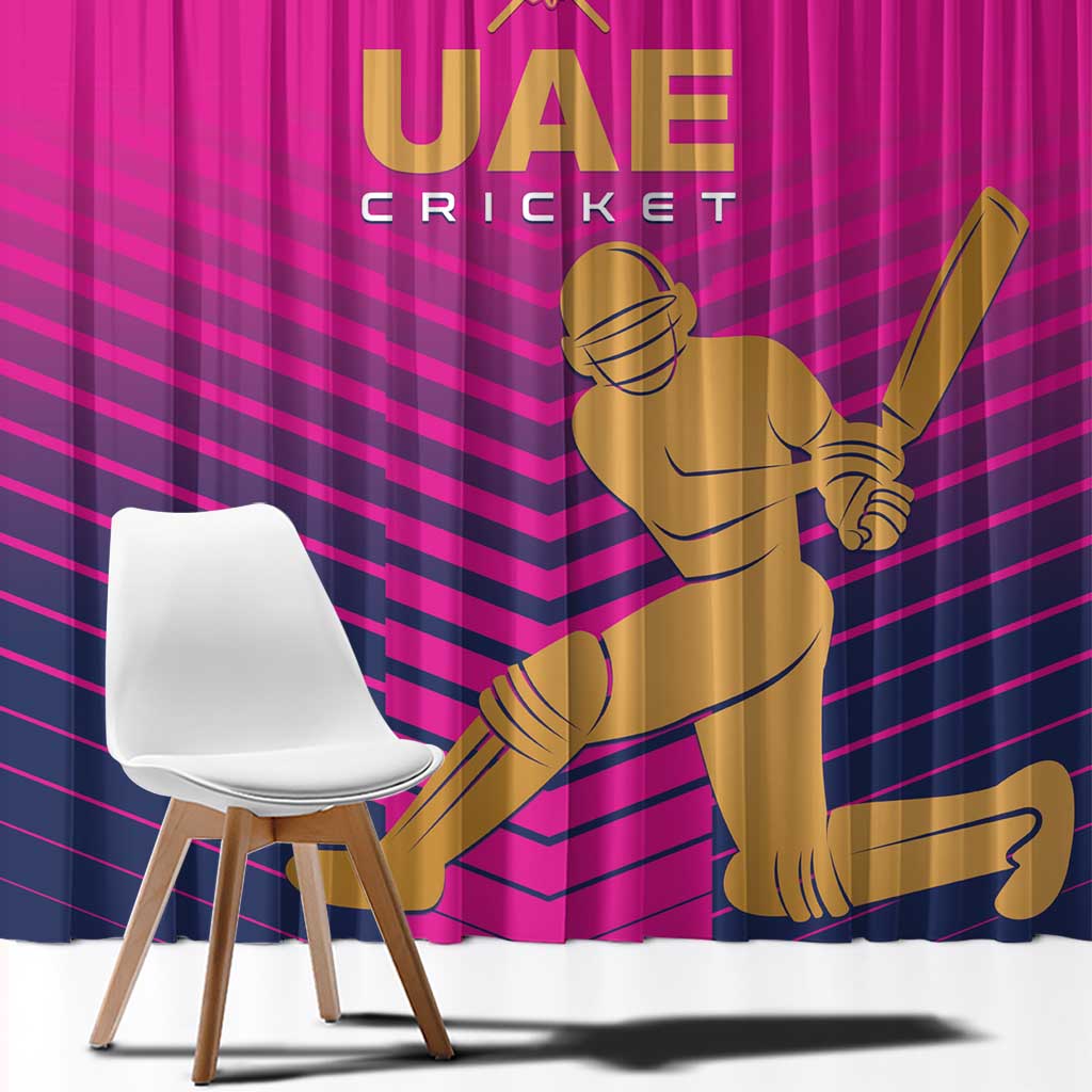 United Arab Emirates Cricket Window Curtain Go Boys Team UAE - Wonder Print Shop