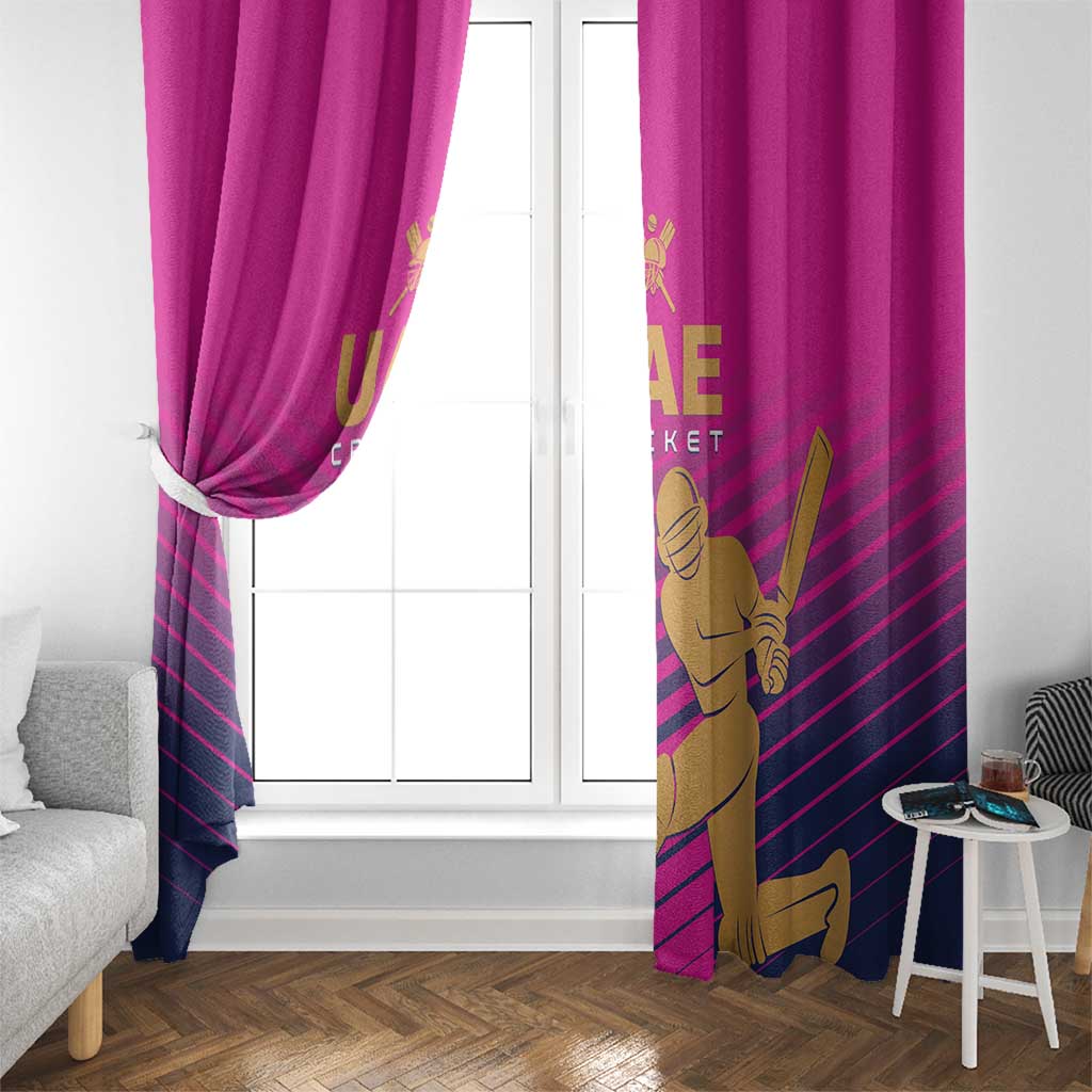 United Arab Emirates Cricket Window Curtain Go Boys Team UAE - Wonder Print Shop