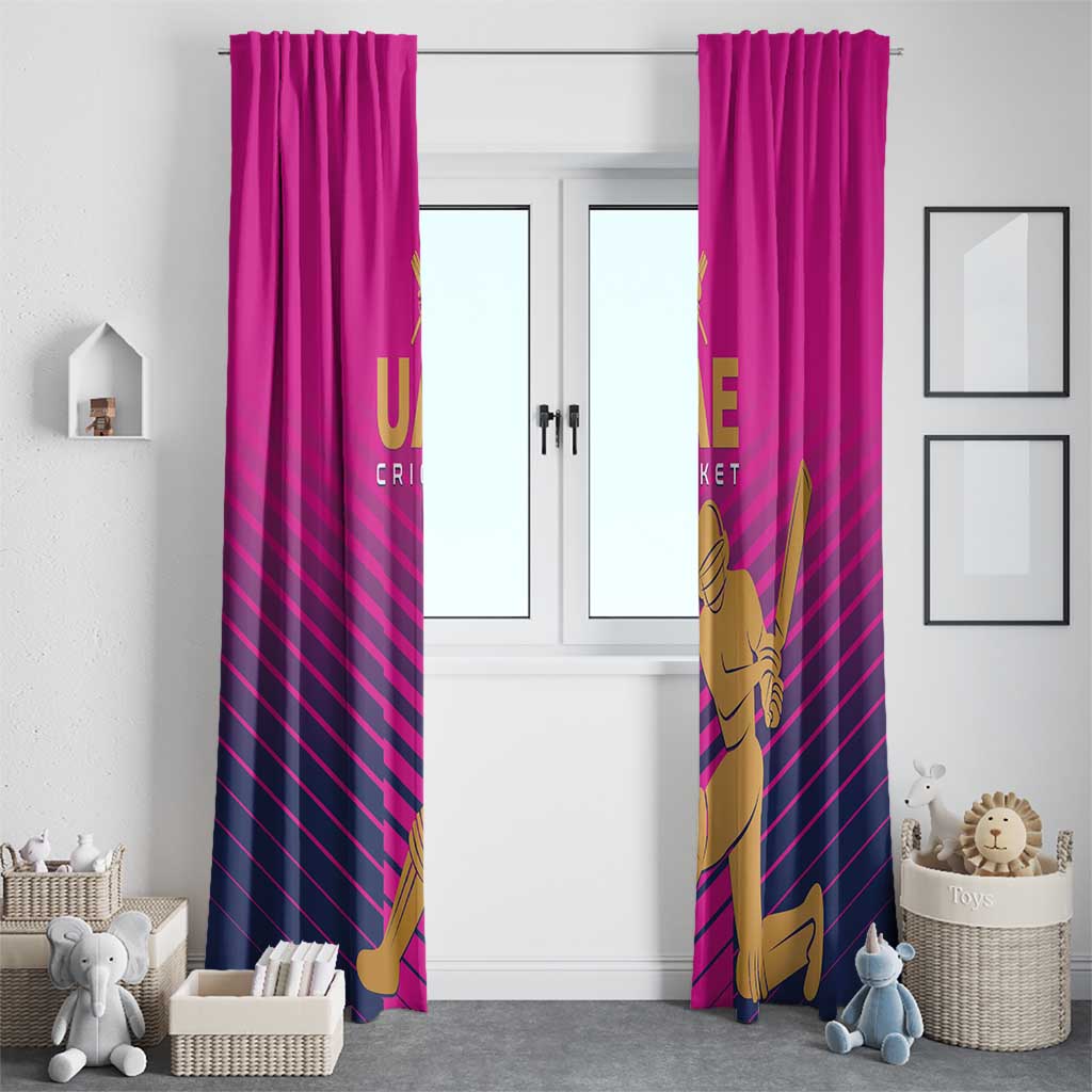 United Arab Emirates Cricket Window Curtain Go Boys Team UAE - Wonder Print Shop