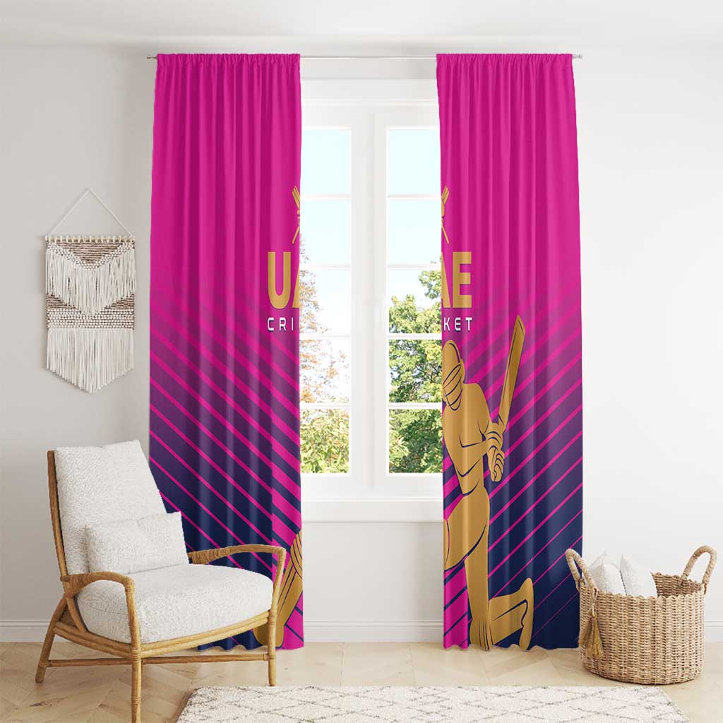 United Arab Emirates Cricket Window Curtain Go Boys Team UAE - Wonder Print Shop