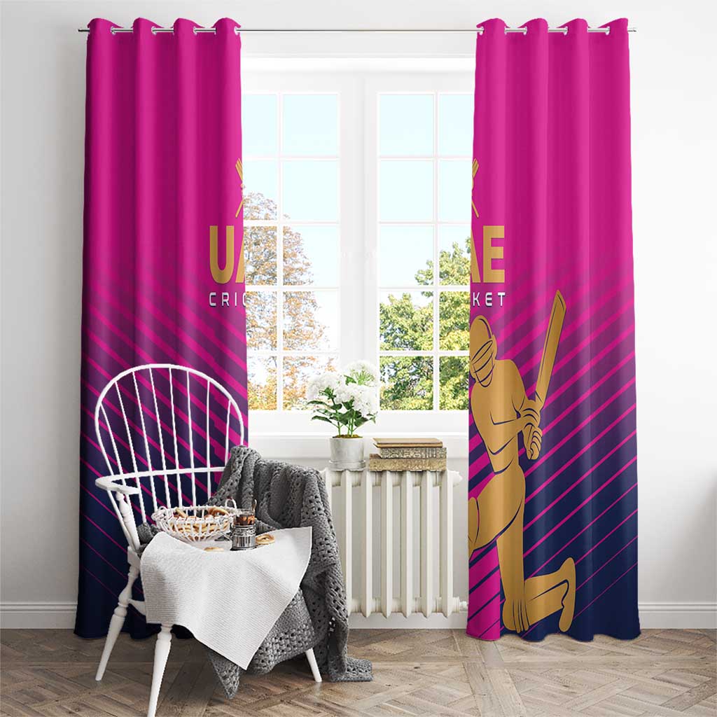United Arab Emirates Cricket Window Curtain Go Boys Team UAE - Wonder Print Shop