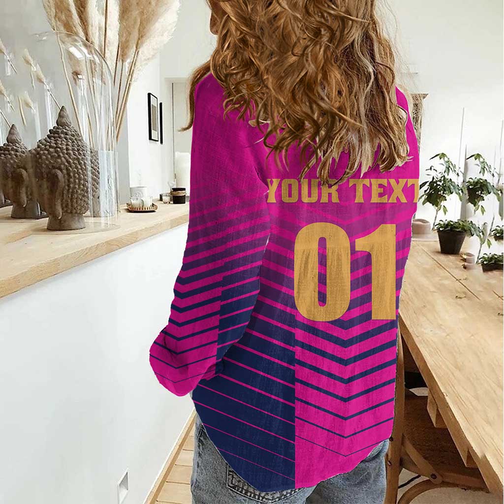 Custom United Arab Emirates Cricket Women Casual Shirt Go Boys Team UAE - Wonder Print Shop