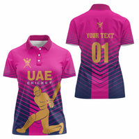 Custom United Arab Emirates Cricket Women Polo Shirt Go Boys Team UAE - Wonder Print Shop