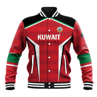Custom Kuwait Cricket Baseball Jacket Go Champions - Wonder Print Shop