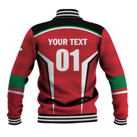 Custom Kuwait Cricket Baseball Jacket Go Champions - Wonder Print Shop