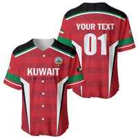 Custom Kuwait Cricket Baseball Jersey Go Champions - Wonder Print Shop