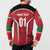 Custom Kuwait Cricket Button Sweatshirt Go Champions - Wonder Print Shop