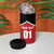 Custom Kuwait Cricket 4 in 1 Can Cooler Tumbler Go Champions - Wonder Print Shop