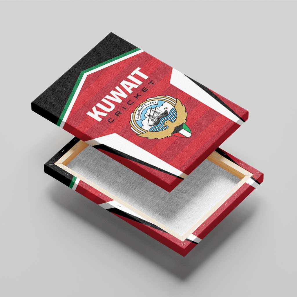 Kuwait Cricket Canvas Wall Art Go Champions - Wonder Print Shop