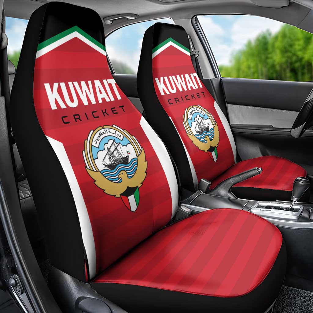 Kuwait Cricket Car Seat Cover Go Champions - Wonder Print Shop