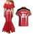 Custom Kuwait Cricket Couples Matching Mermaid Dress and Hawaiian Shirt Go Champions - Wonder Print Shop