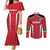 Custom Kuwait Cricket Couples Matching Mermaid Dress and Long Sleeve Button Shirt Go Champions