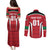 Custom Kuwait Cricket Couples Matching Puletasi and Long Sleeve Button Shirt Go Champions - Wonder Print Shop