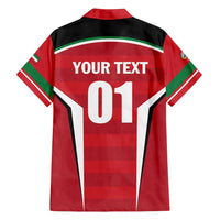 Custom Kuwait Cricket Family Matching Long Sleeve Bodycon Dress and Hawaiian Shirt Go Champions - Wonder Print Shop