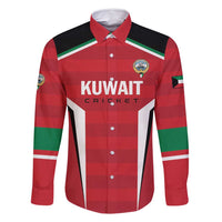 Custom Kuwait Cricket Family Matching Long Sleeve Bodycon Dress and Hawaiian Shirt Go Champions - Wonder Print Shop