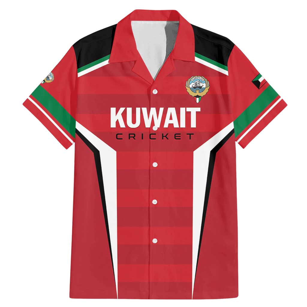 Custom Kuwait Cricket Family Matching Mermaid Dress and Hawaiian Shirt Go Champions - Wonder Print Shop