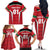 Custom Kuwait Cricket Family Matching Off The Shoulder Long Sleeve Dress and Hawaiian Shirt Go Champions - Wonder Print Shop