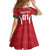 Custom Kuwait Cricket Family Matching Off Shoulder Maxi Dress and Hawaiian Shirt Go Champions - Wonder Print Shop