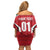 Custom Kuwait Cricket Family Matching Off Shoulder Short Dress and Hawaiian Shirt Go Champions - Wonder Print Shop