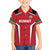 Custom Kuwait Cricket Family Matching Short Sleeve Bodycon Dress and Hawaiian Shirt Go Champions - Wonder Print Shop