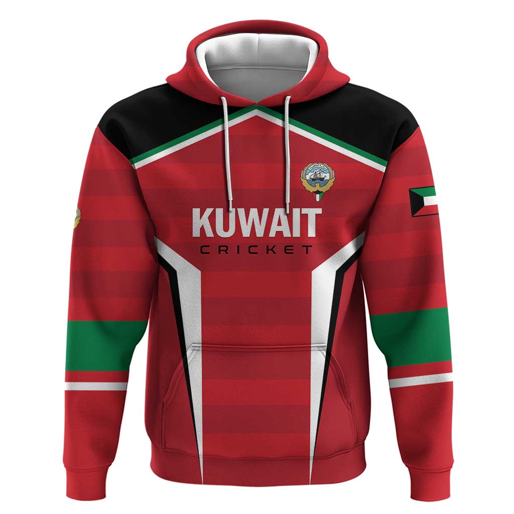 Custom Kuwait Cricket Hoodie Go Champions - Wonder Print Shop