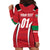 Custom Kuwait Cricket Hoodie Dress Go Champions - Wonder Print Shop